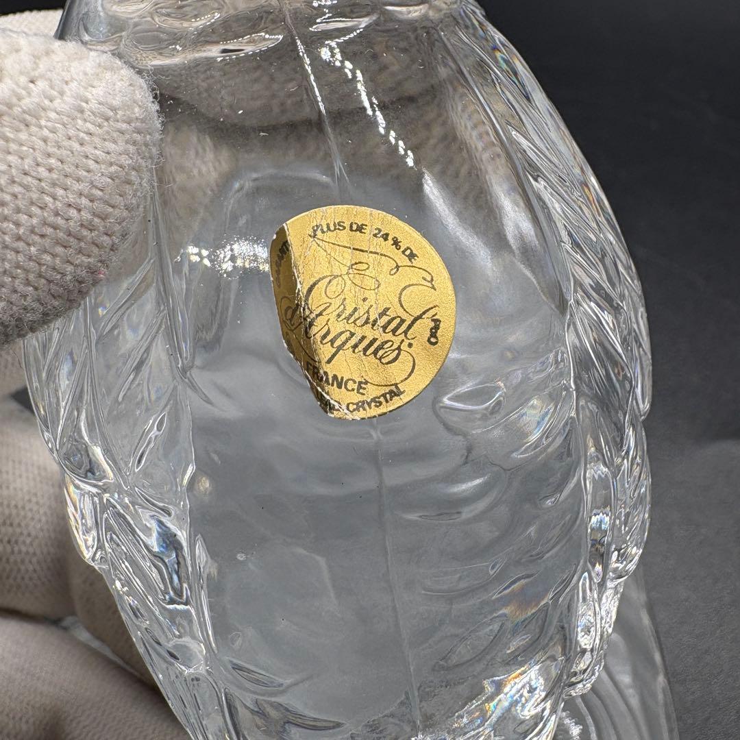 箱付き　クリスタル・ダルク　 オブジェ 置物　ペルドリ　山うずら no.173