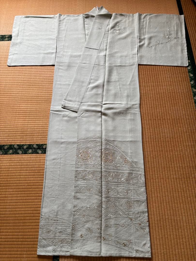 訪問着　一つ紋　作家もの　正絹　未使用