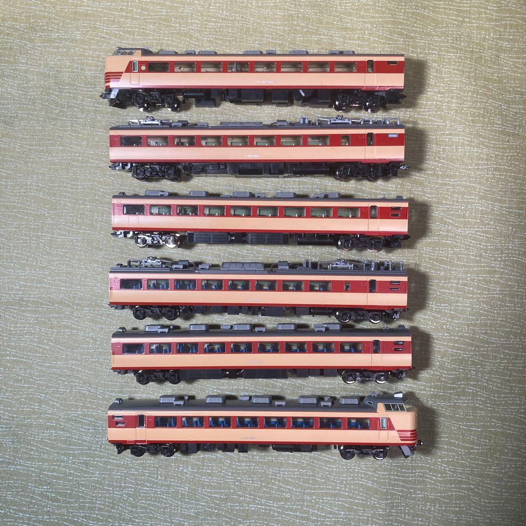 TOMIX 485系「はつかり」編成タイプ6輌セット(ジャンク)
