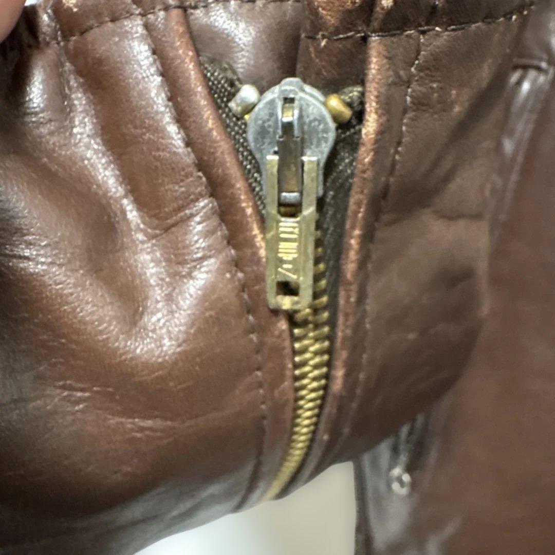 【60'S】FIDELITY USA シングルライダース　革ジャン　皮ジャン