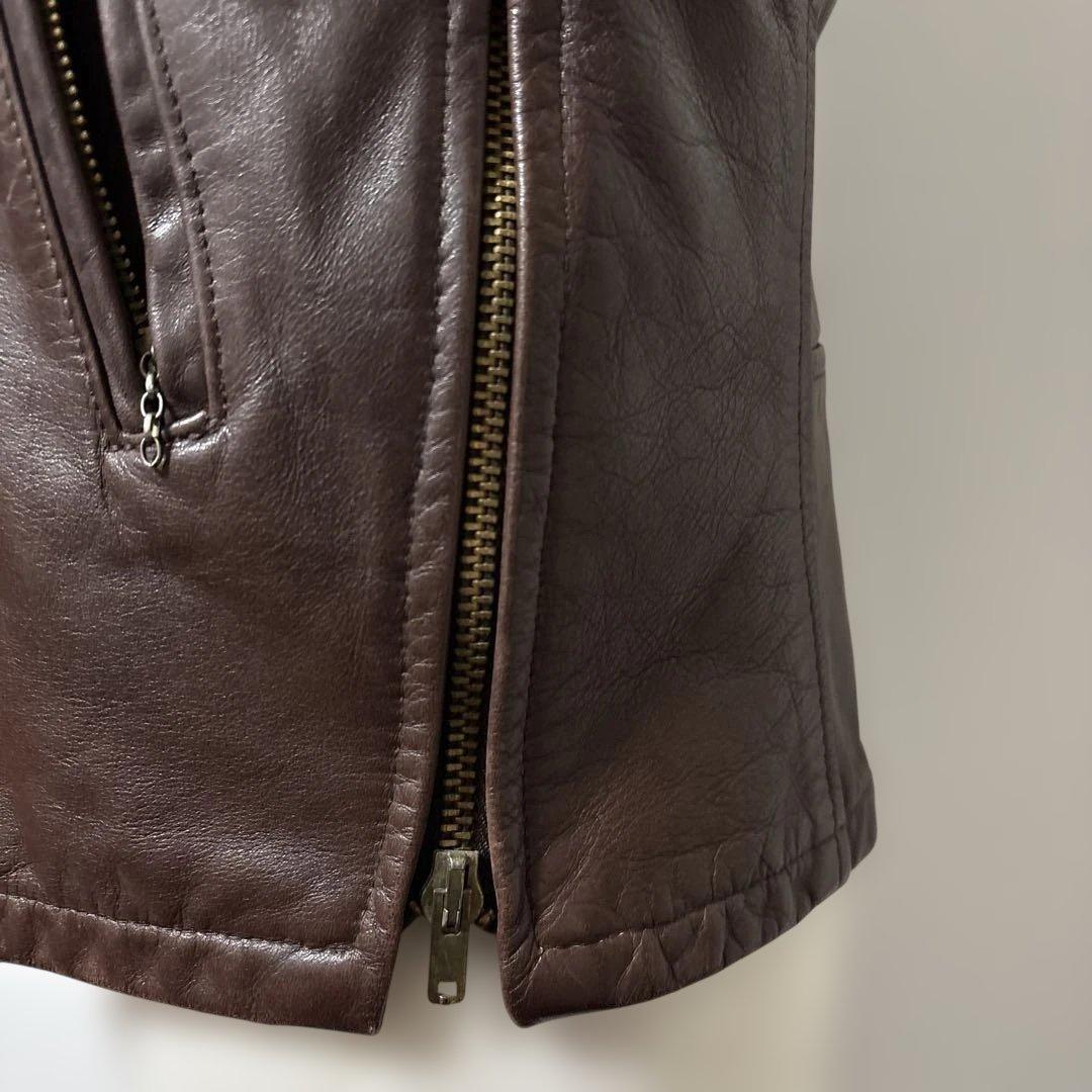 【60'S】FIDELITY USA シングルライダース　革ジャン　皮ジャン