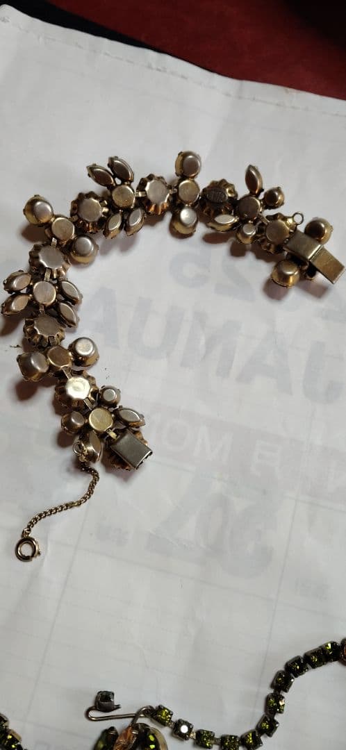 ヴィンテージ、ブレスレット、イヤリング、ネックレスの3点セット