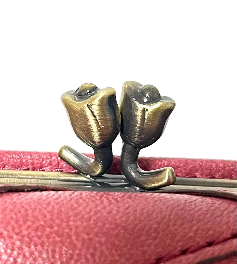 Sherry様ANNA SUI 財布 三つ折り ローズウッド 薔薇 バラ ピンク