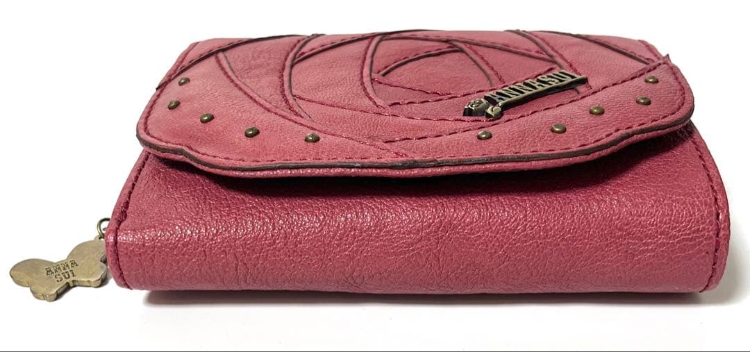 Sherry様ANNA SUI 財布 三つ折り ローズウッド 薔薇 バラ ピンク