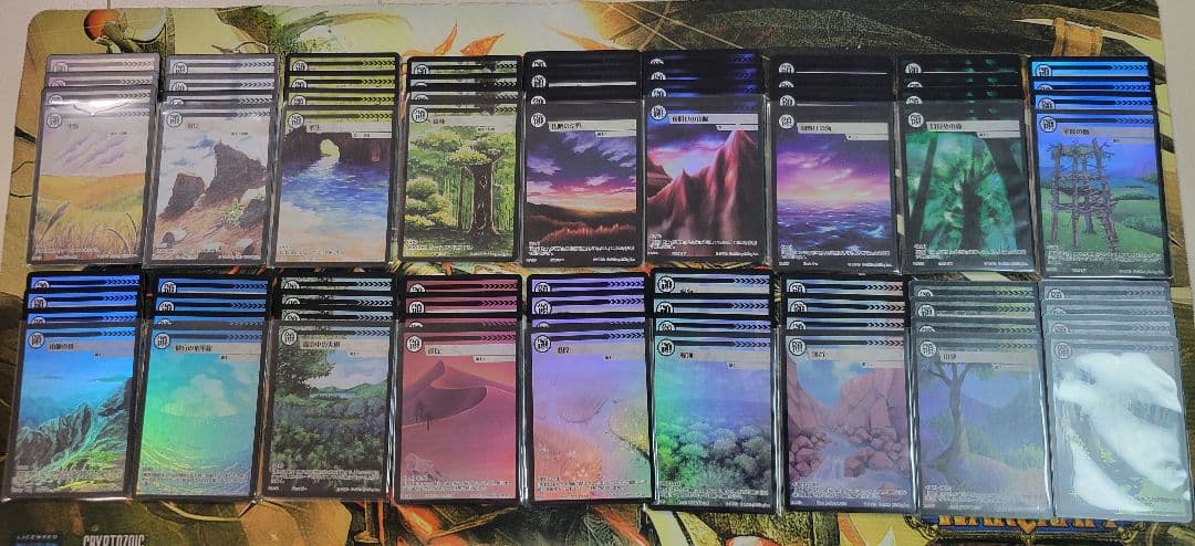 クラファン限定 アニマルカードゲーム フルアート 領土 foil セット 72枚