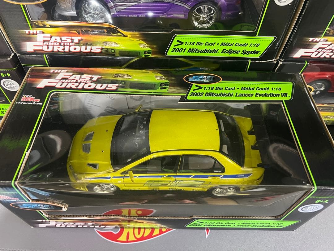 ミニカー FAST&FURIOUS Lancer Evolution VII 1/18