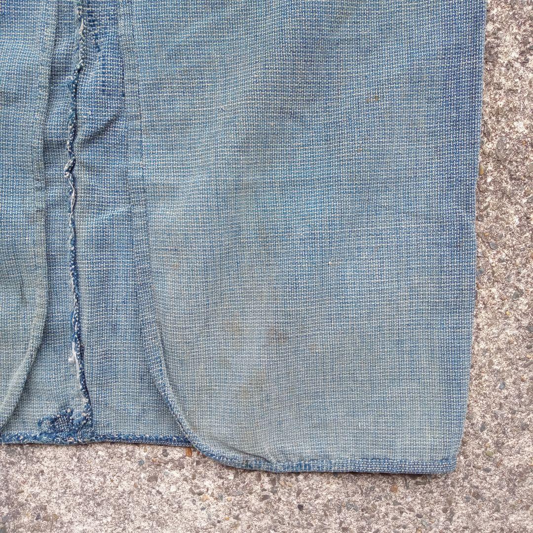 シンプル　野良着　襤褸　羽織　アンティーク