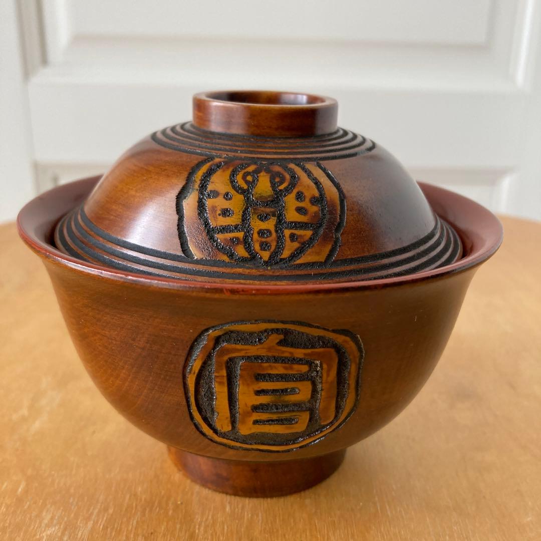 【専用です】烏城彫り　椀5客セット☆