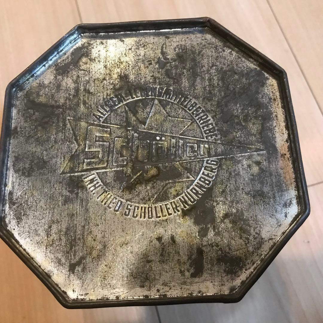 ブリキ缶　ドイツ製　Schöller　ニュルンベルク