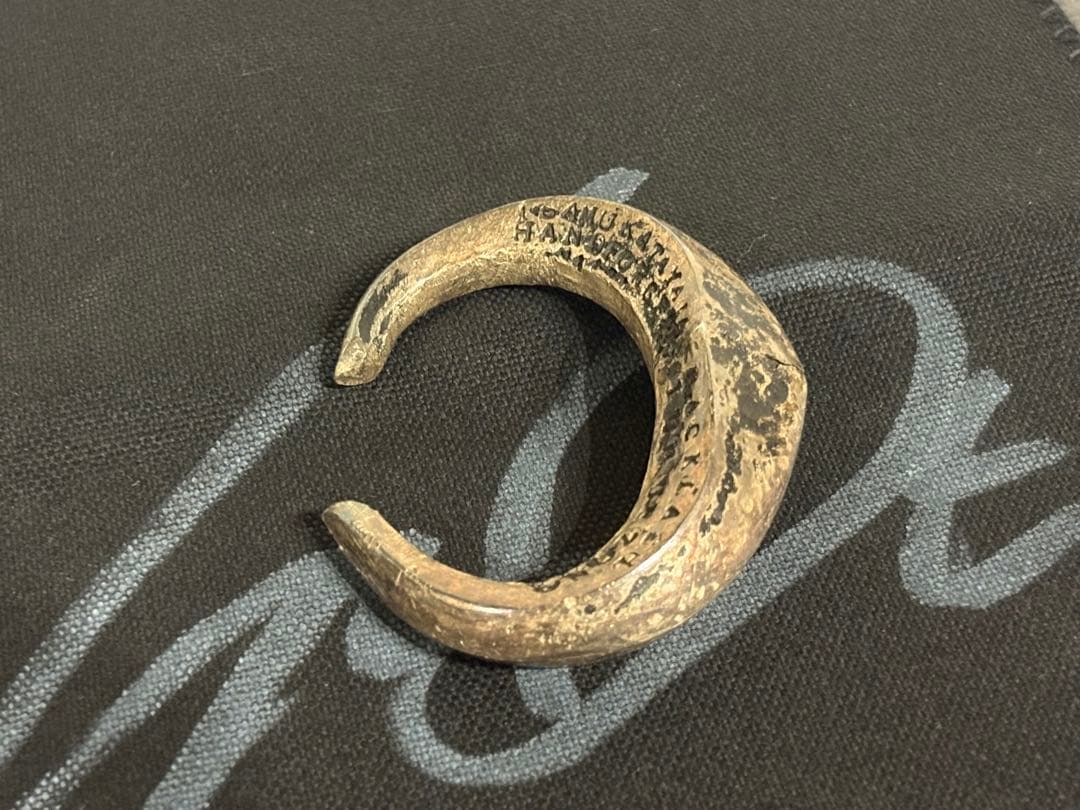 良品BACKLASHバックラッシュ×JUNUEZONOジュンウエゾノ純銀バングル