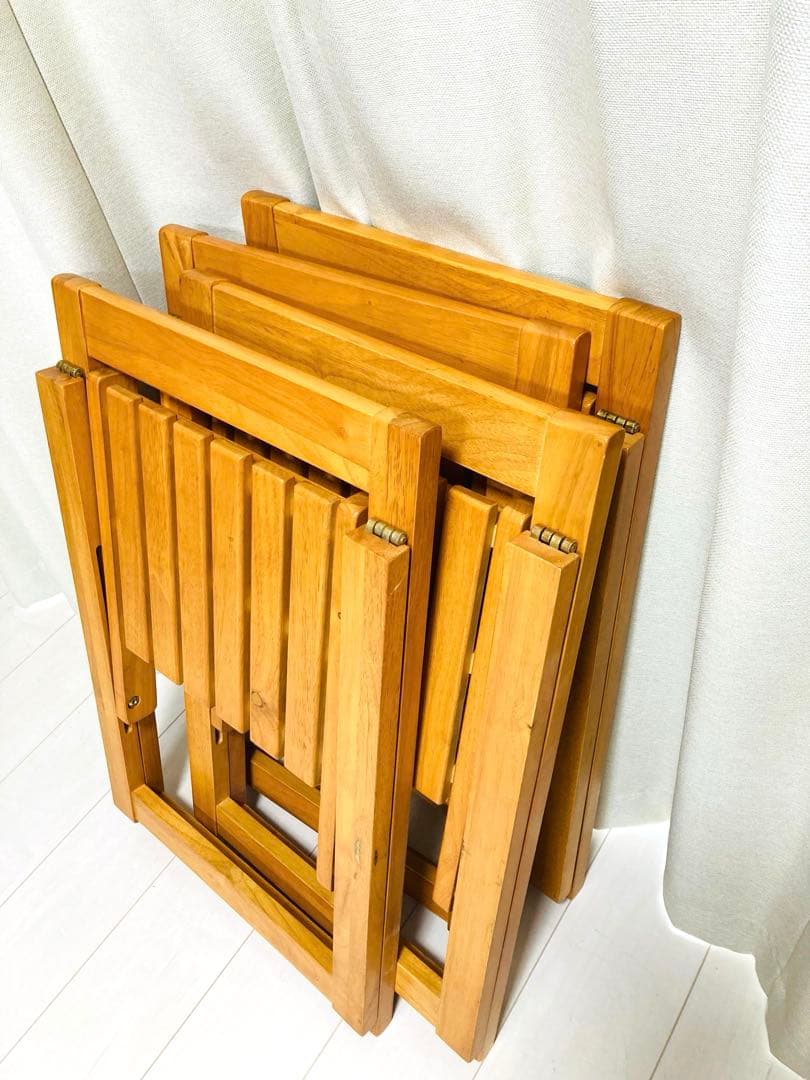 ダイニングテーブル　バタフライテーブル　折りたたみ　イス　セット