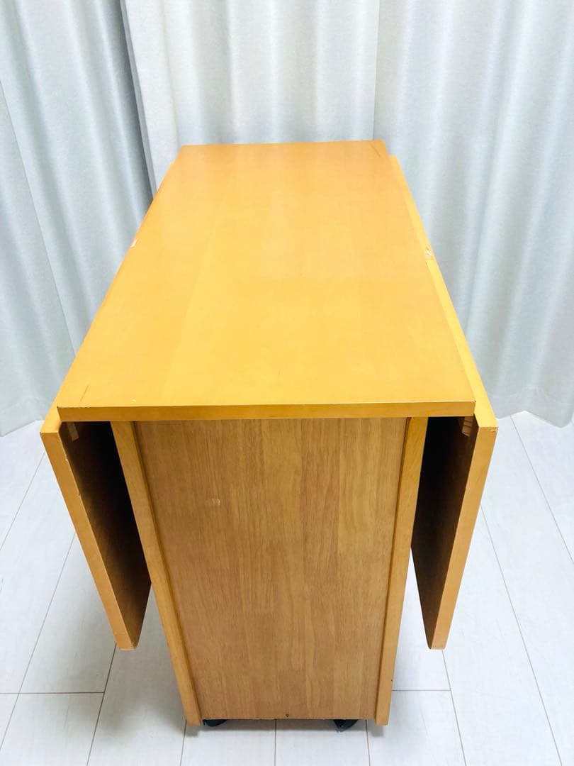 ダイニングテーブル　バタフライテーブル　折りたたみ　イス　セット