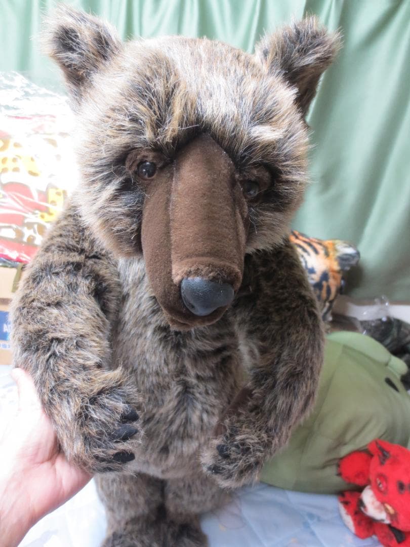 【廃盤】超大型！HANSA　ハンサ　ヒグマぬいぐるみ　85㎝！熊　クマ　正規品