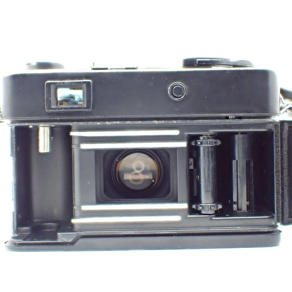 【動作確認済】ヤシカ ELECTRO35 GX ブラック 純正ケース付