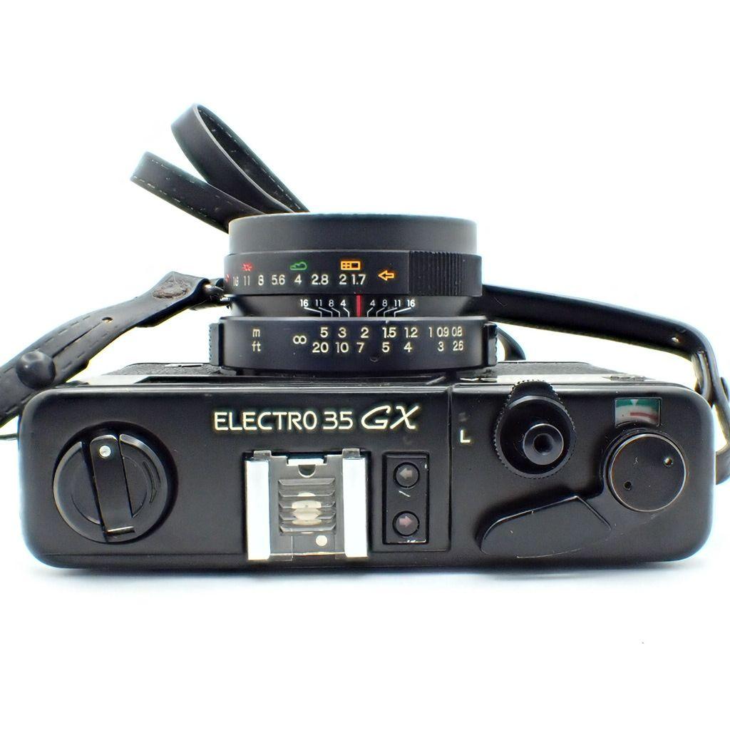 【動作確認済】ヤシカ ELECTRO35 GX ブラック 純正ケース付