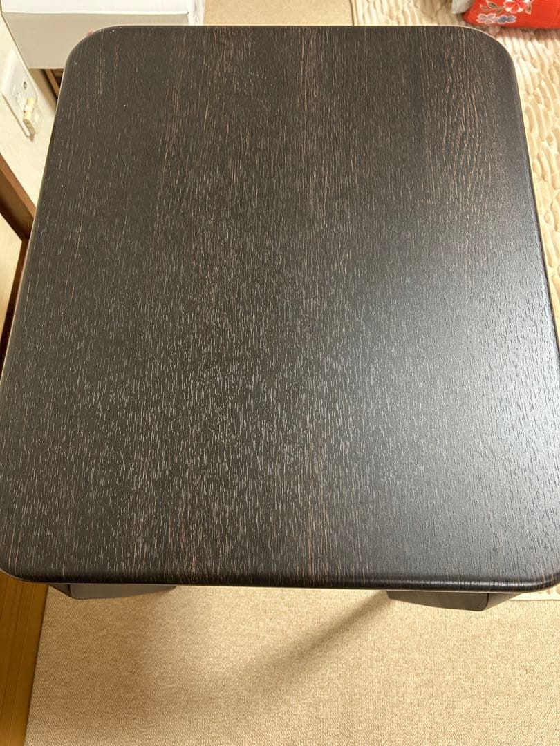 パーソナル こたつ 一人用 高さ3段階調節 ハイタイプ 長方形 コンパクト