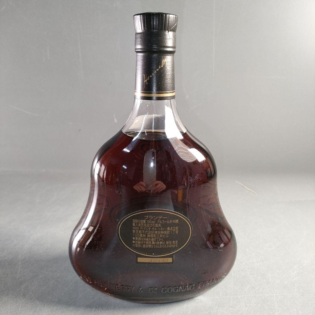 A1368-4/ヘネシーX.O/黒キャップ クリアボトル/700ml/