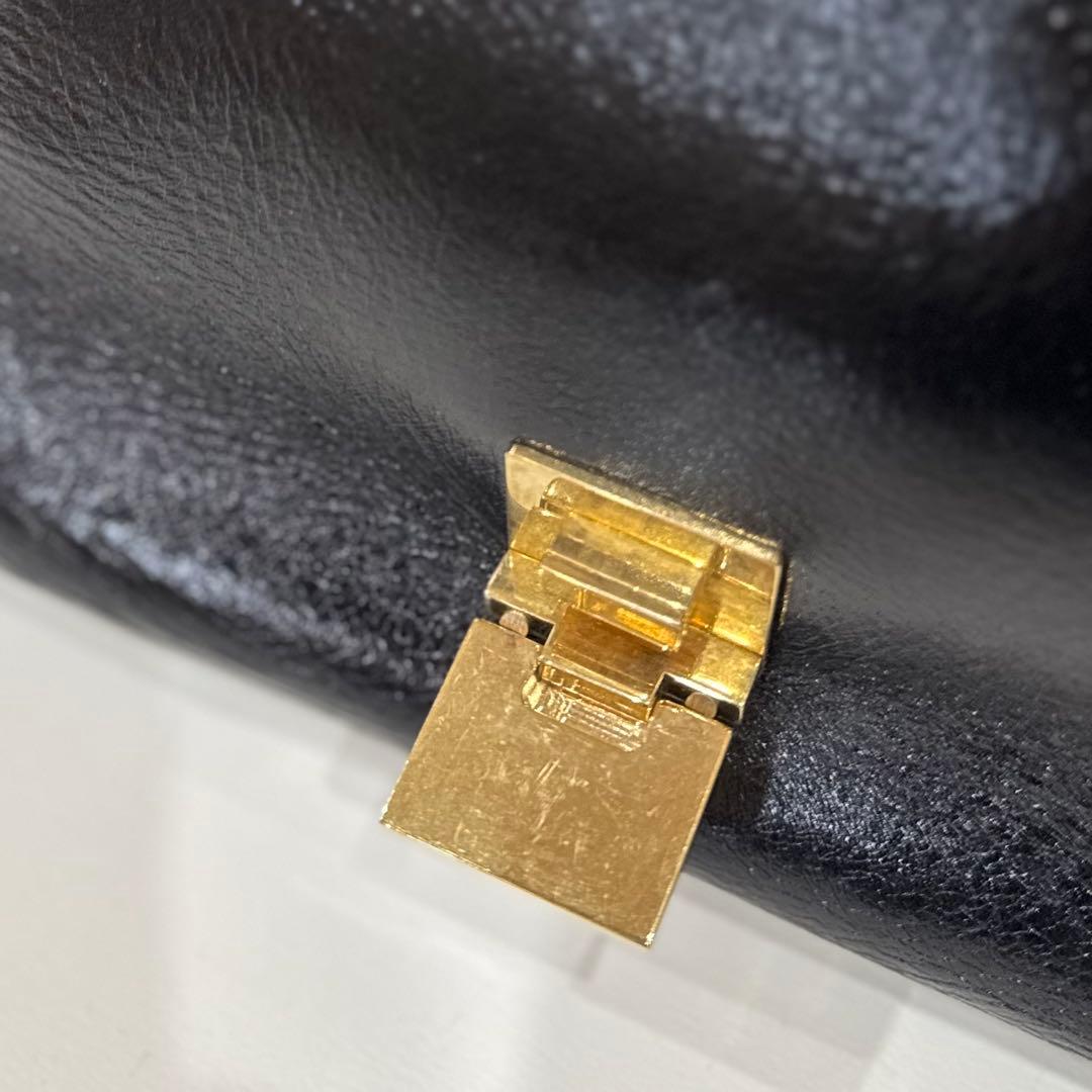 【限定特価】ショルダーバッグセリーヌ 2WAYハンドバッグトラペーズ　ブラック