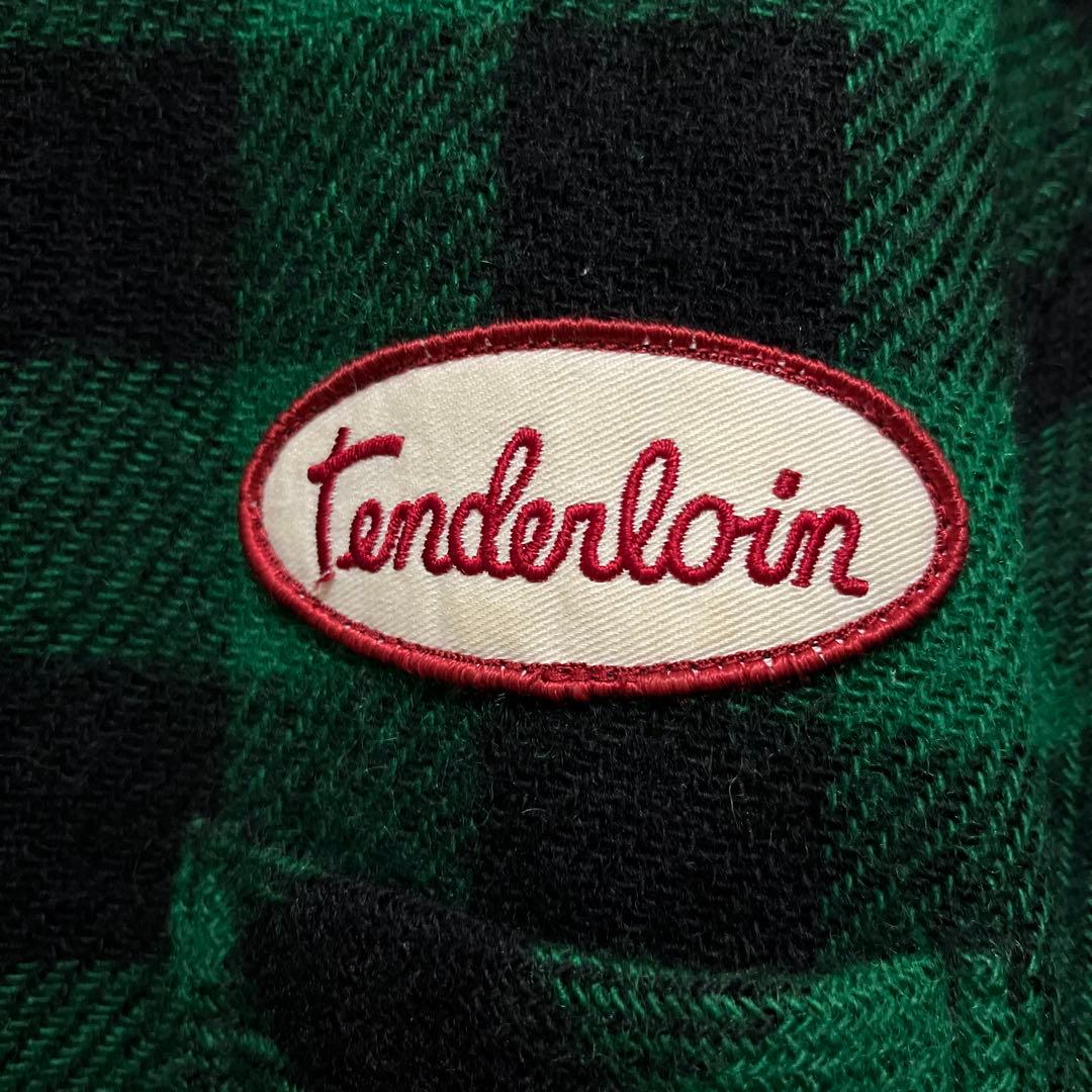 【クリスマスセール】Tenderloin グリーン・バッファローシャツ本店限定