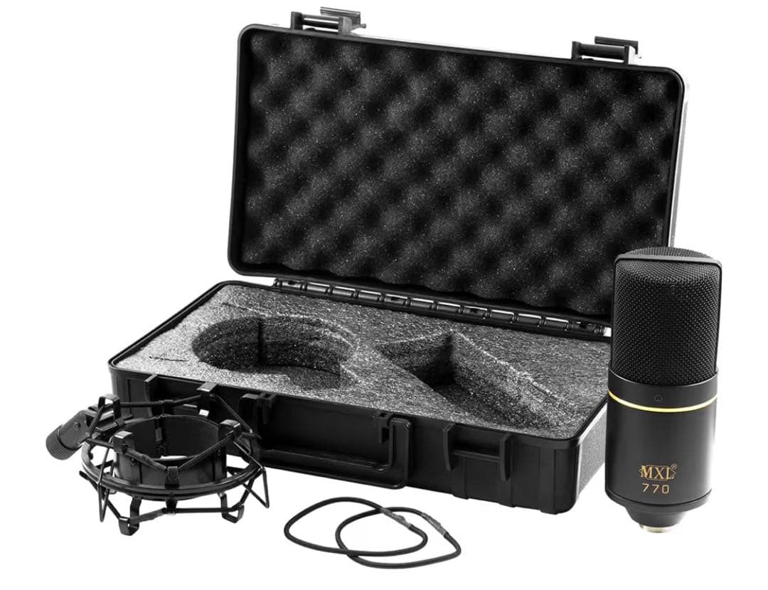 新品、未開封　MXL コンデンサーマイクロフォン　770 マイク　レコーディング