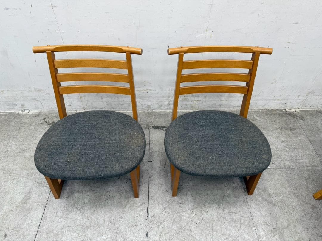 T6805☆静岡家具製作所☆四季☆65万☆低座ベンチダイニング4点セット