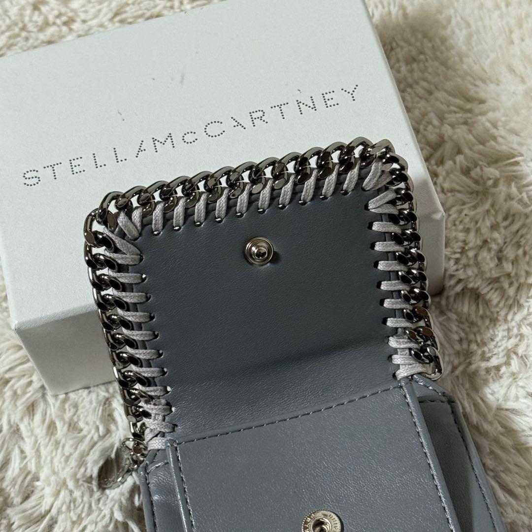 ⭐️新品未使用⭐️　ステラマッカートニー　ファラベラ　三つ折り財布　ライトグレー