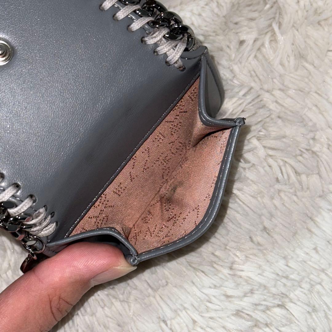 ⭐️新品未使用⭐️　ステラマッカートニー　ファラベラ　三つ折り財布　ライトグレー