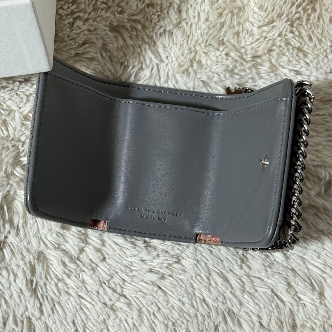 ⭐️新品未使用⭐️　ステラマッカートニー　ファラベラ　三つ折り財布　ライトグレー