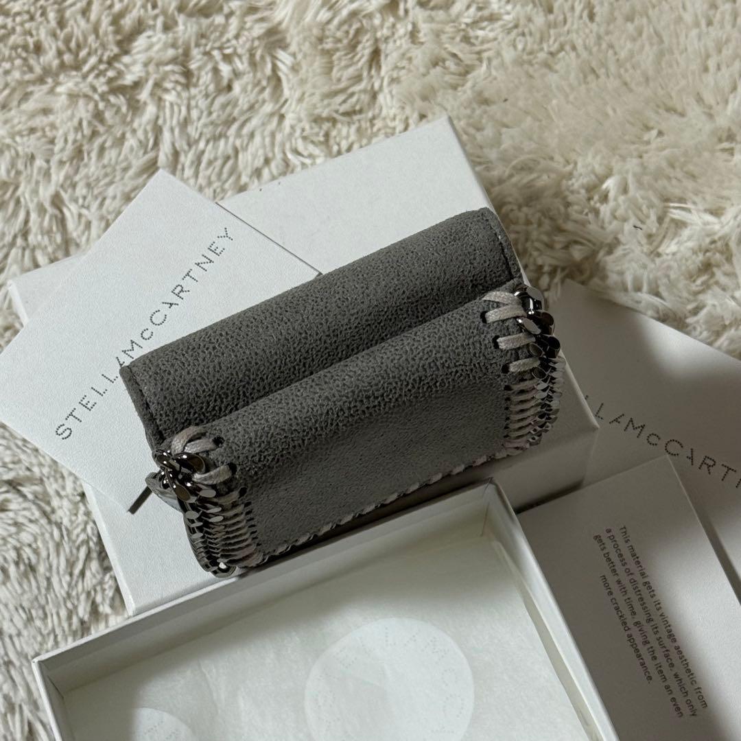 ⭐️新品未使用⭐️　ステラマッカートニー　ファラベラ　三つ折り財布　ライトグレー