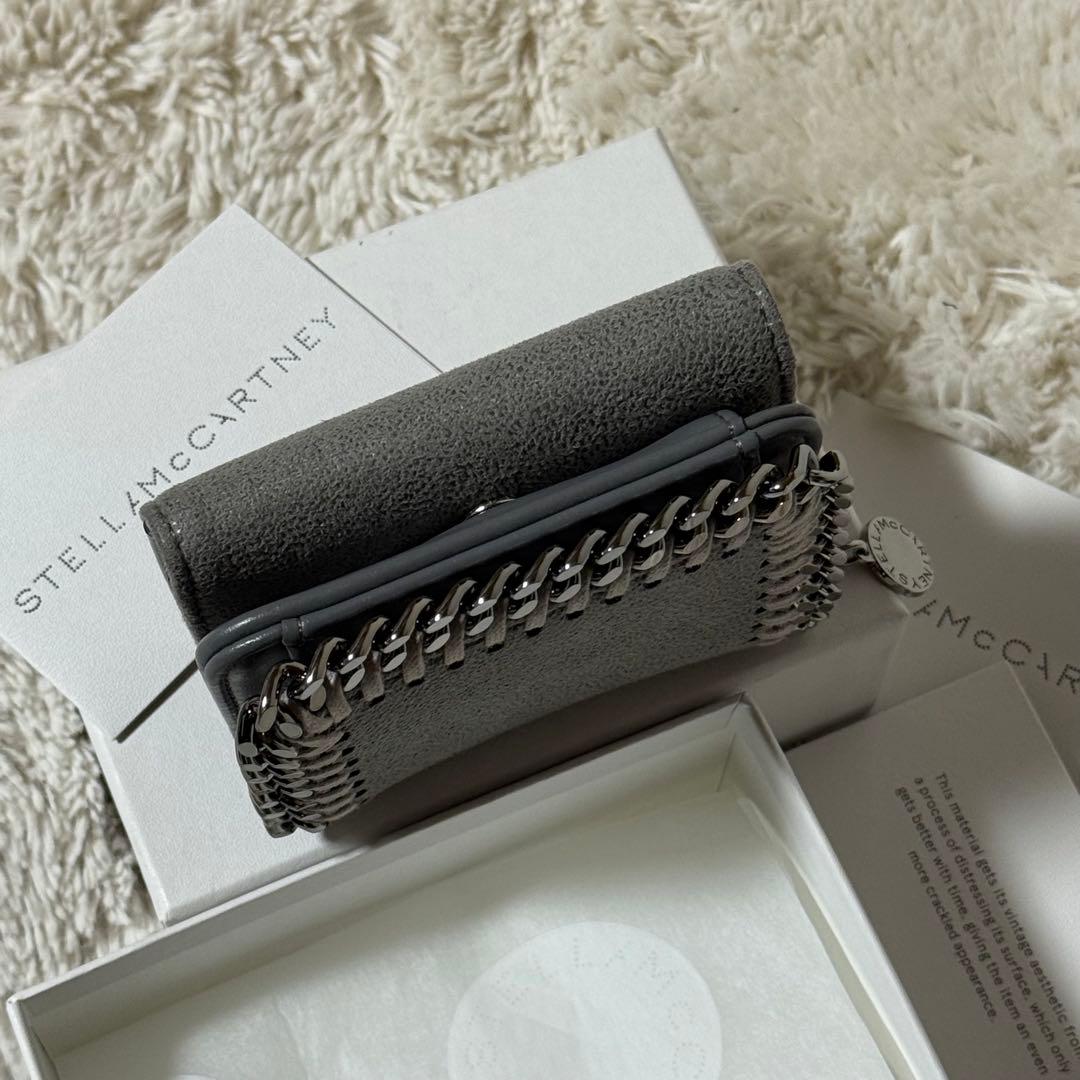 ⭐️新品未使用⭐️　ステラマッカートニー　ファラベラ　三つ折り財布　ライトグレー