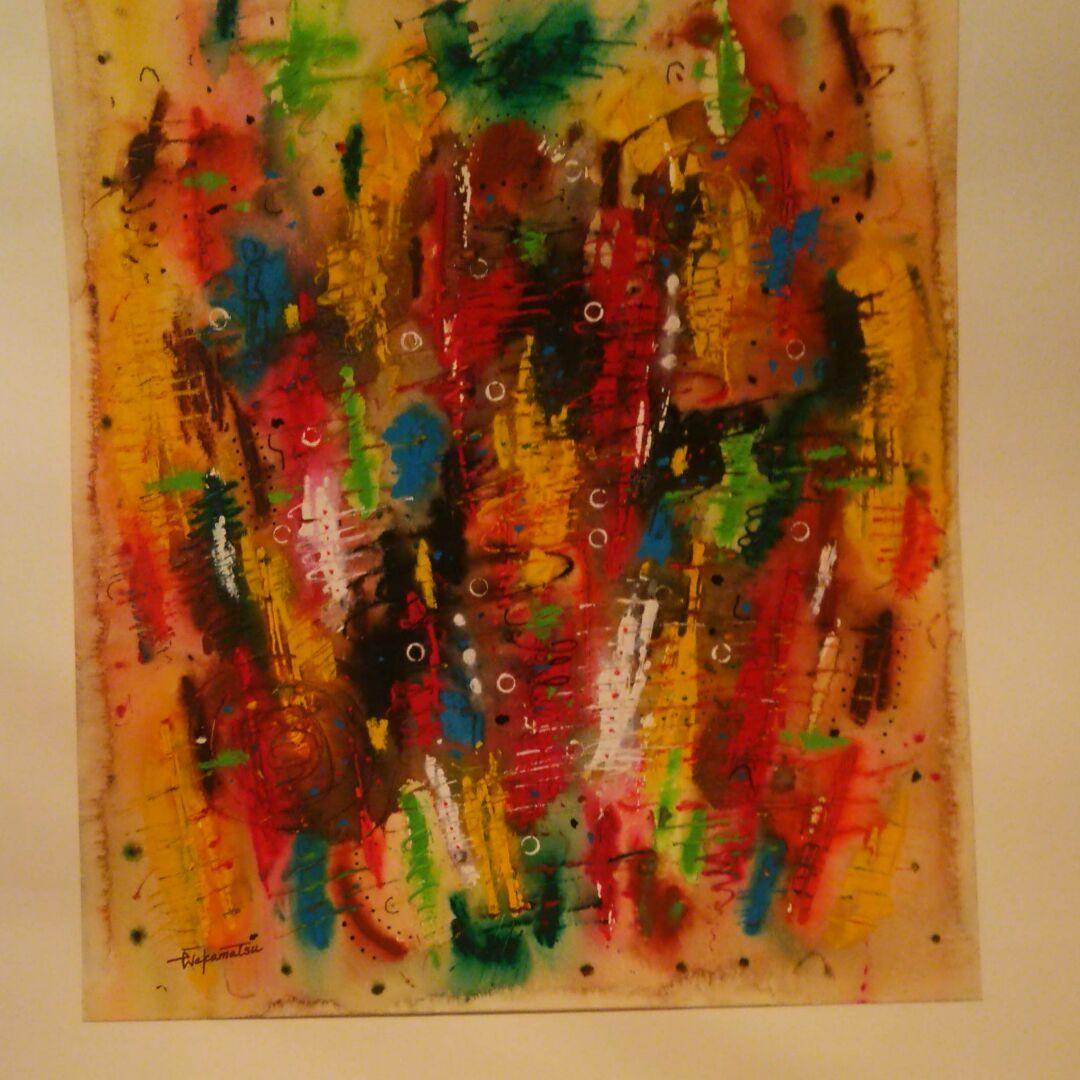 水彩画　印象14　F8号