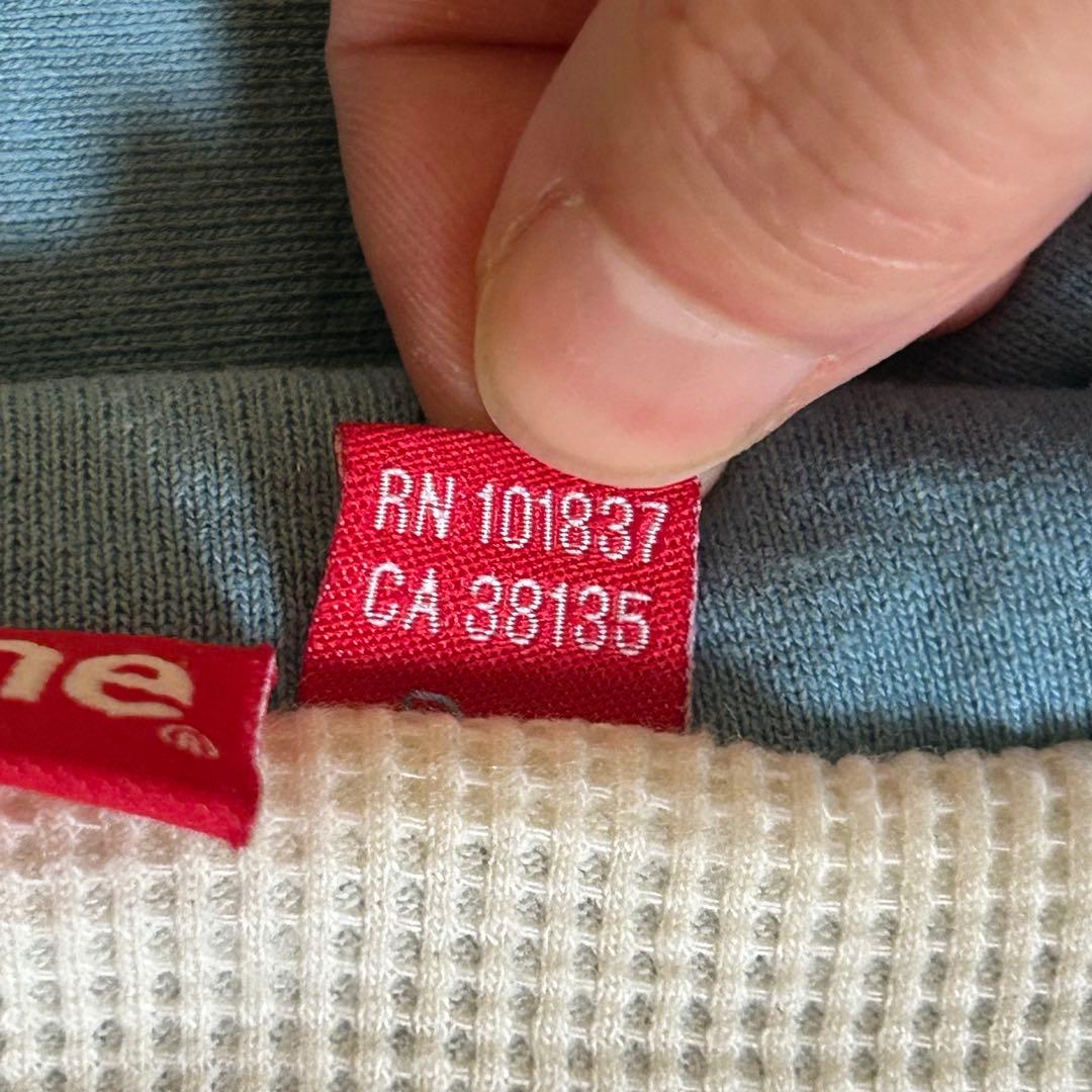 美品　Supreme Thermal Zip Up Sweatshirt XL