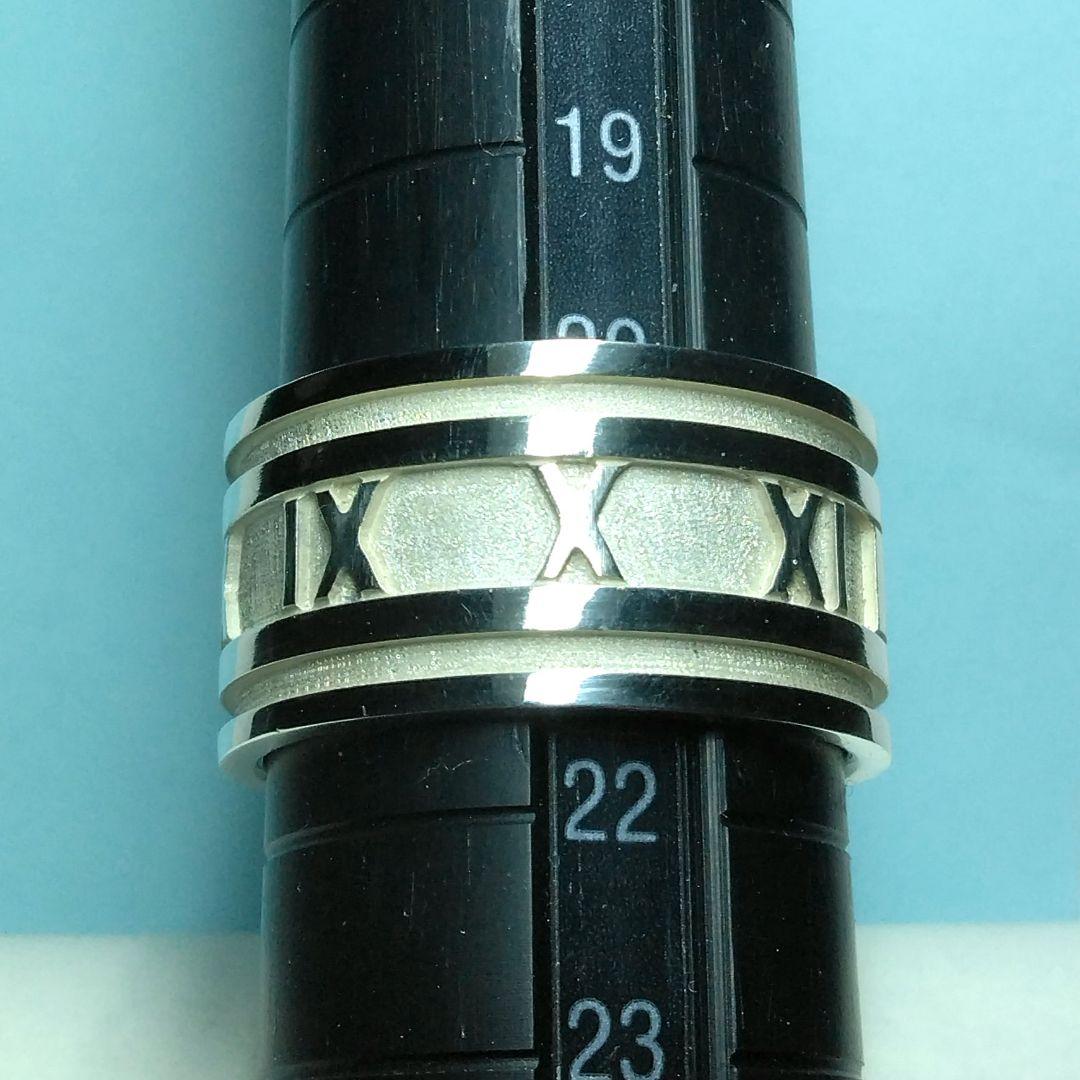 ティファニーアトラスワイドリング　21号　新品仕上げ　ほぼ無傷未使用に近い