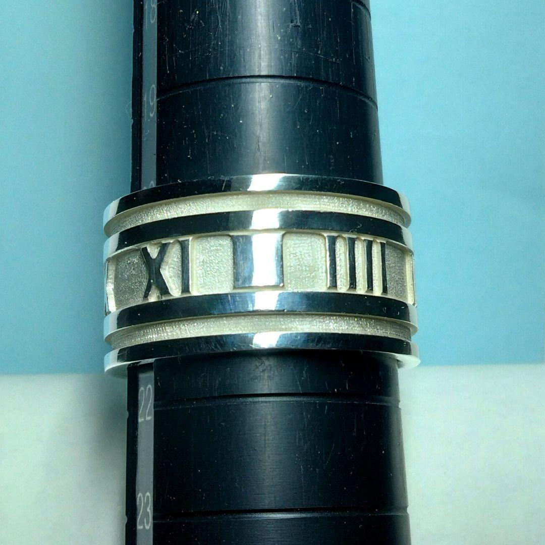 ティファニーアトラスワイドリング　21号　新品仕上げ　ほぼ無傷未使用に近い