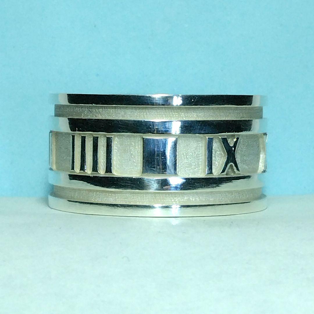 ティファニーアトラスワイドリング　21号　新品仕上げ　ほぼ無傷未使用に近い