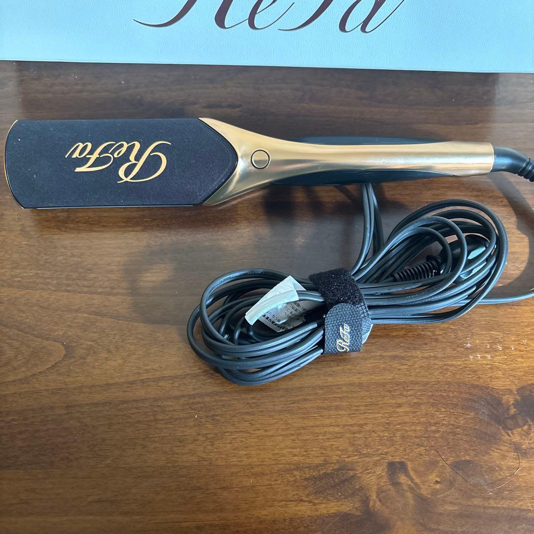 ReFa パワーストレートヘアアイロン サロンモデルブラック/ゴールド