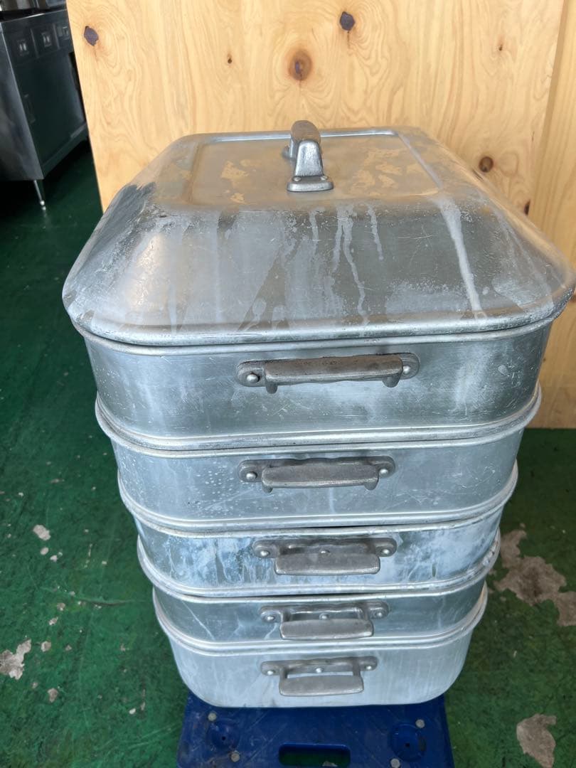 アルミ5段蒸し器