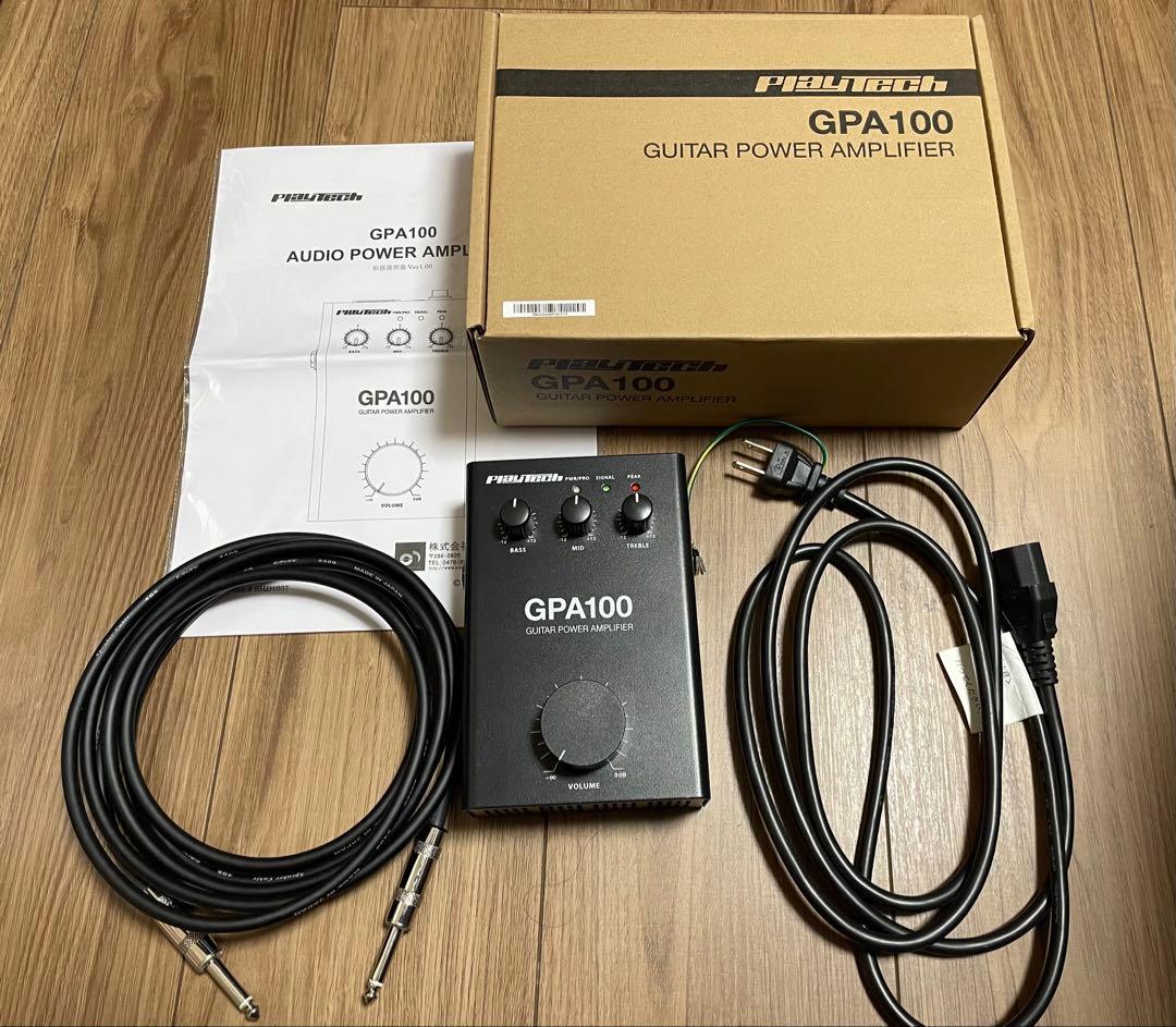 Playtech GPA 100 パワーアンプ＋CANARE スピーカーケーブル