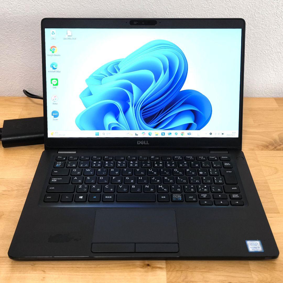 DELL ノートPC【13.3型】i5第8世代│Windows11・カメラ付き