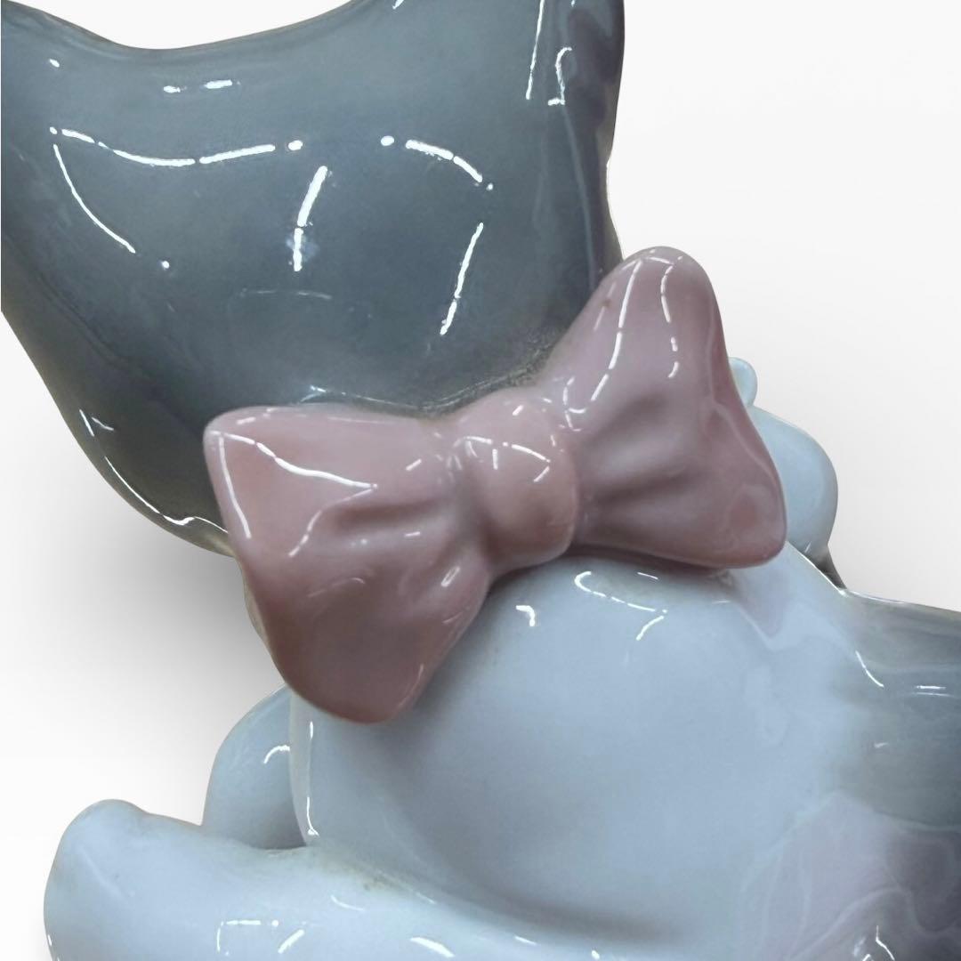 LLADRO リヤドロ　ネコ　ネズミ　陶器　置物　インテリア