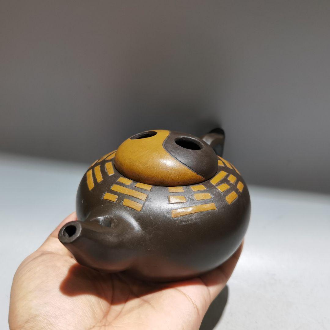 中国 宜興  八卦紫砂壷   急須