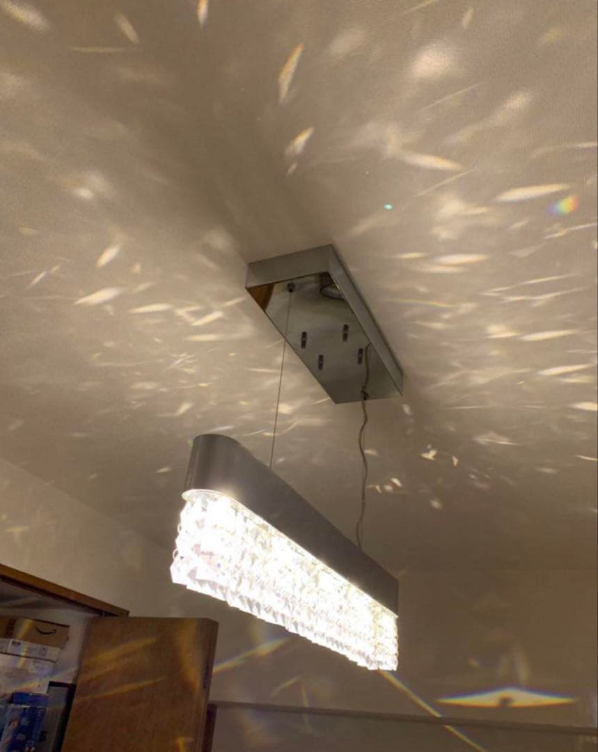 大塚家具照明　LED シャンデリア クリスタル