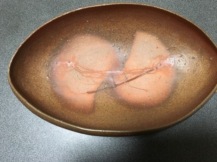 備前焼 皿 作家作品 永末隆平作 お値下げ