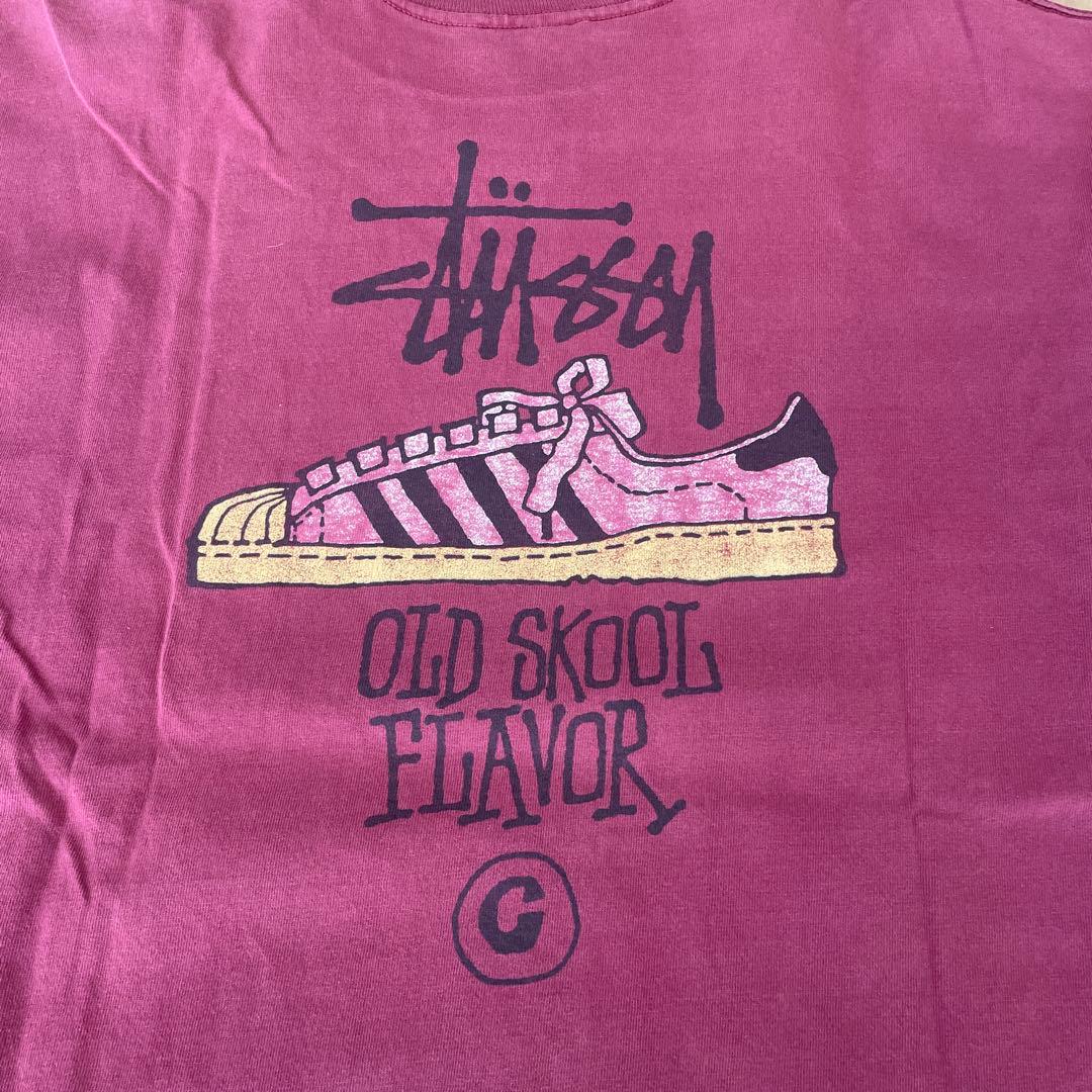 80s 黒タグ old Stussy スーパースターTシャツ XL
