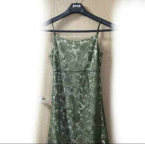 【LEJA】フロントオープンボレロ　キャミワンピセットアップドレス 2点セット