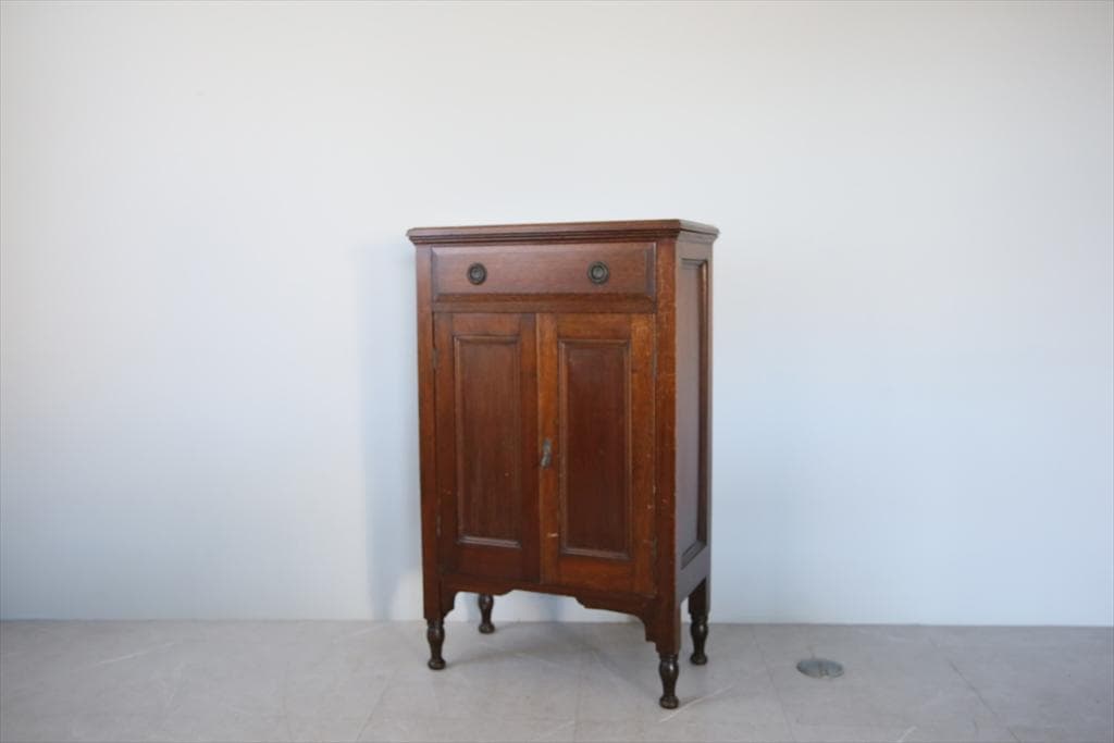 英国アンティーク木製カップボード/サイドボード/キャビネットチェスト92-275