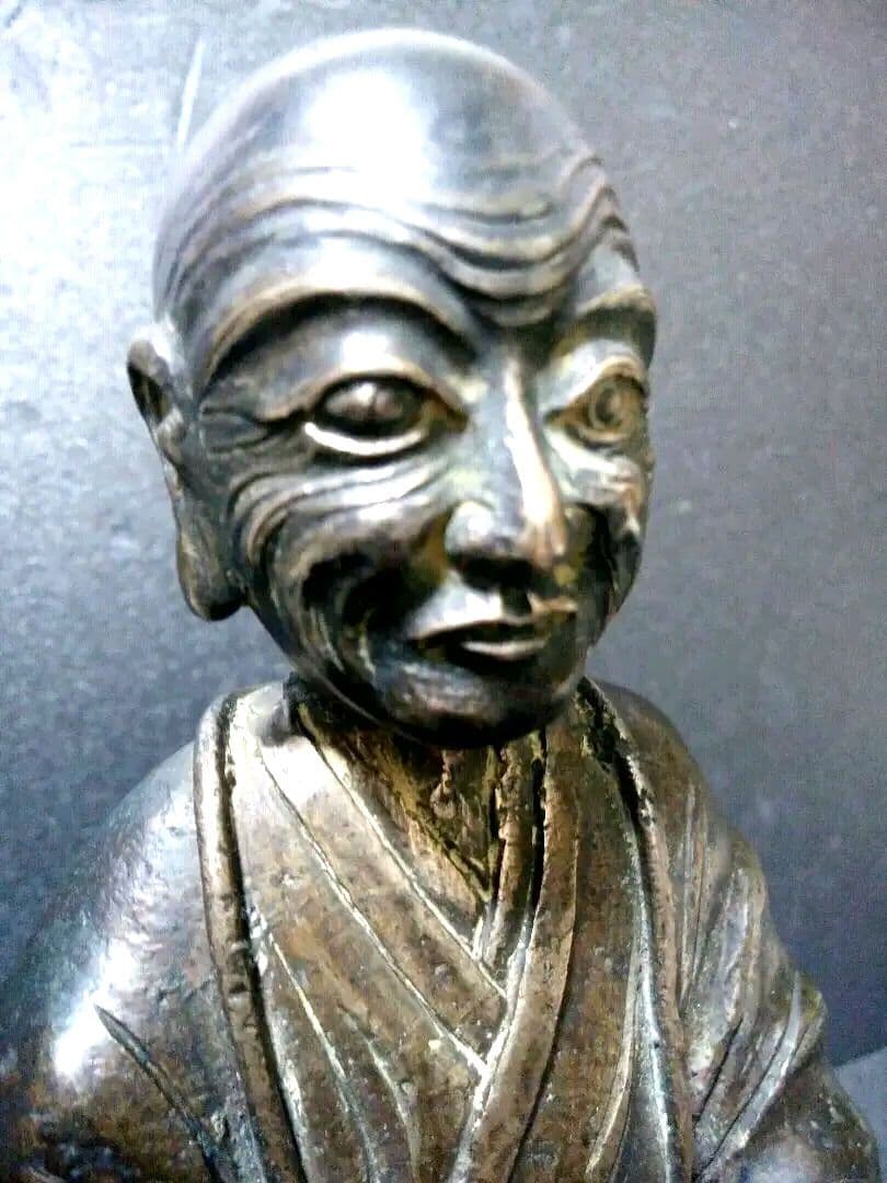 【骨董品】アンティーク☆僧侶像