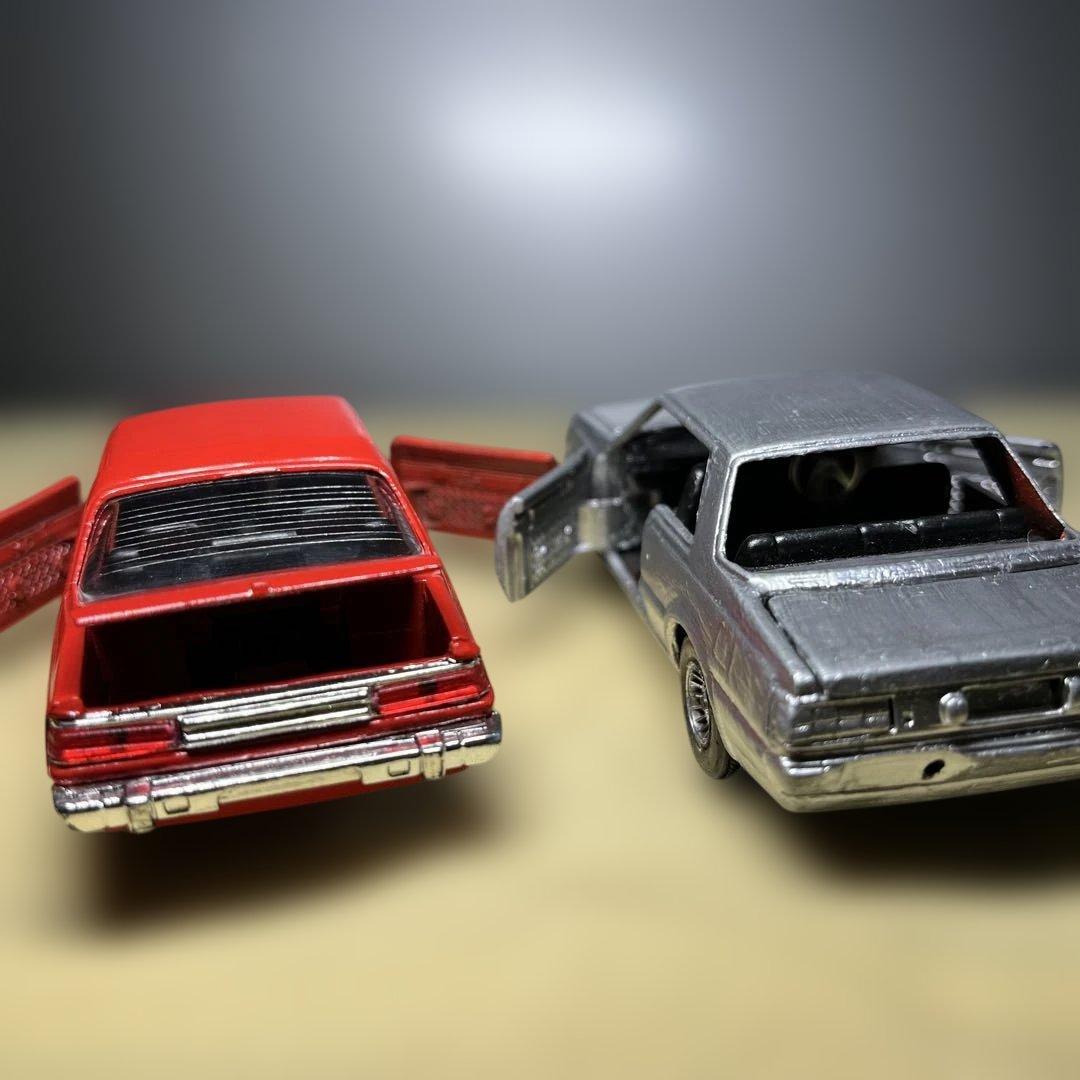 ミニカー初代三菱ギャランラムダ　ヨネザワ製 当時物　絶盤品　希少品　2台セット