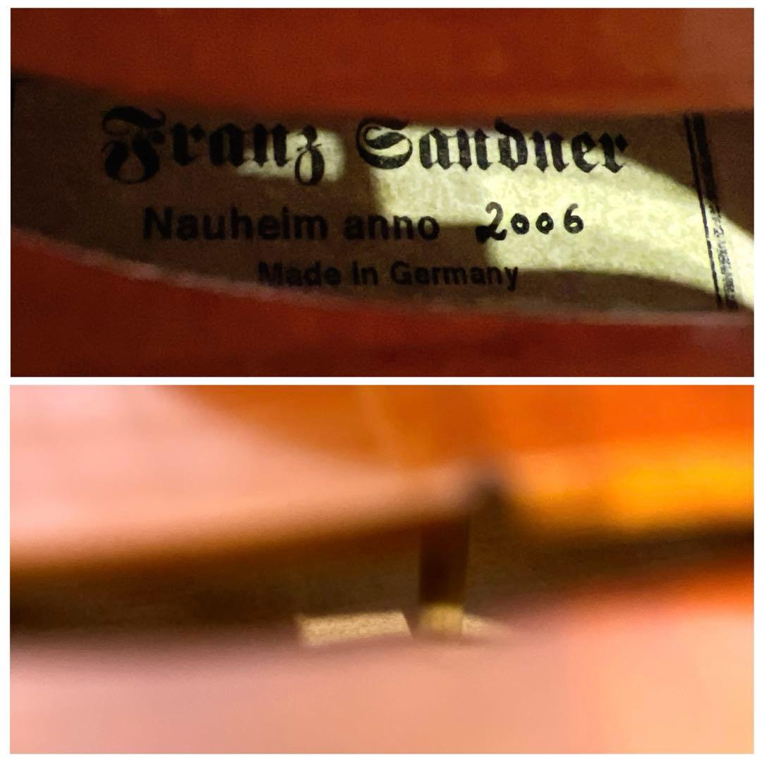 【美品】Franz Sandner 4/4 2006年製 フランツザンドナー虎杢