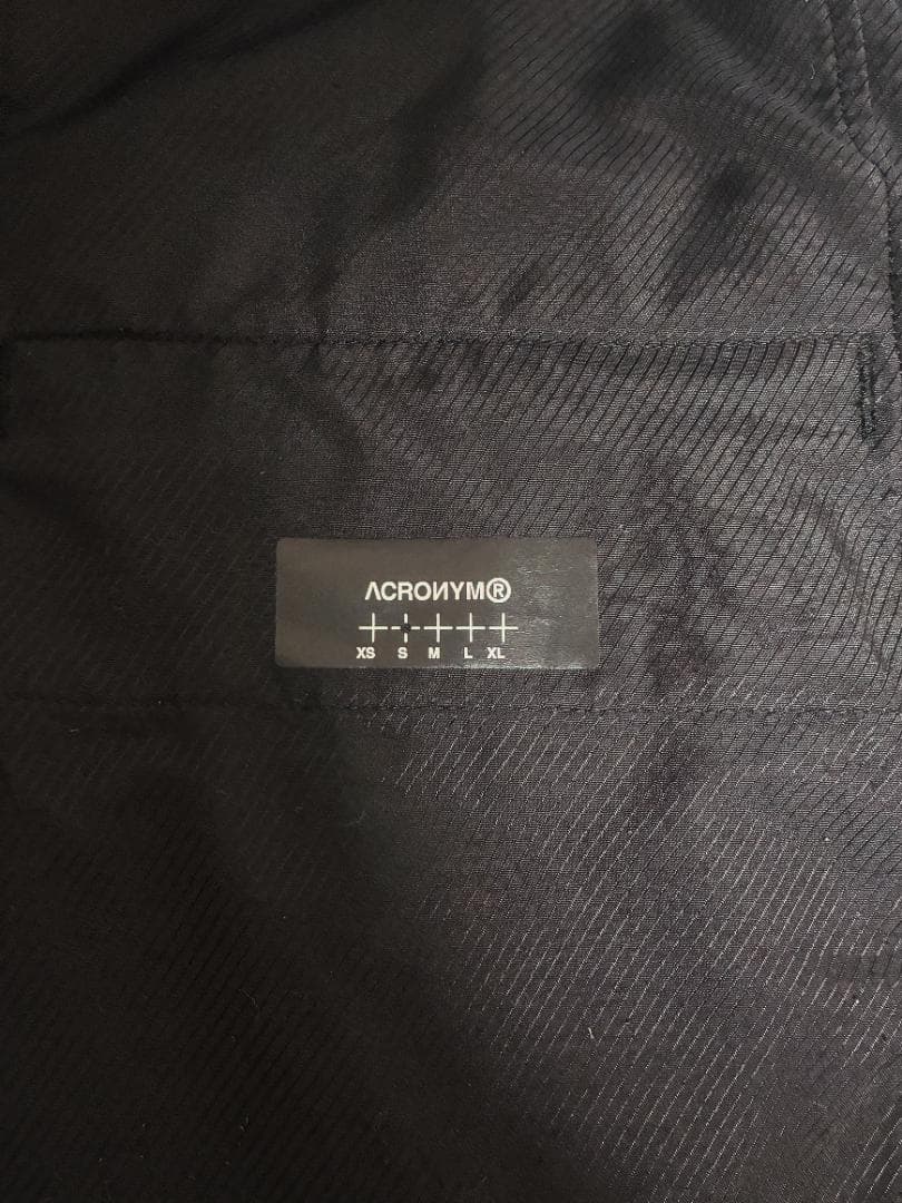 ACRONYM P30A-DSKR-BKS Sサイズ